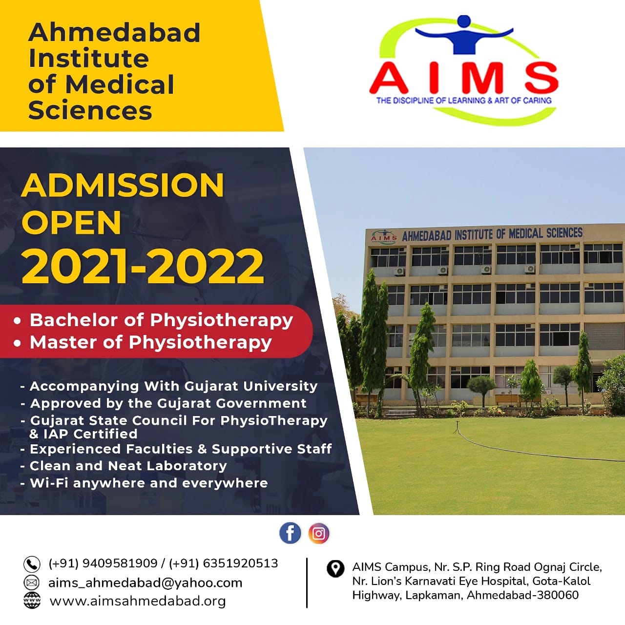 AIMS Ahmedabad Institute of Medical Sciences