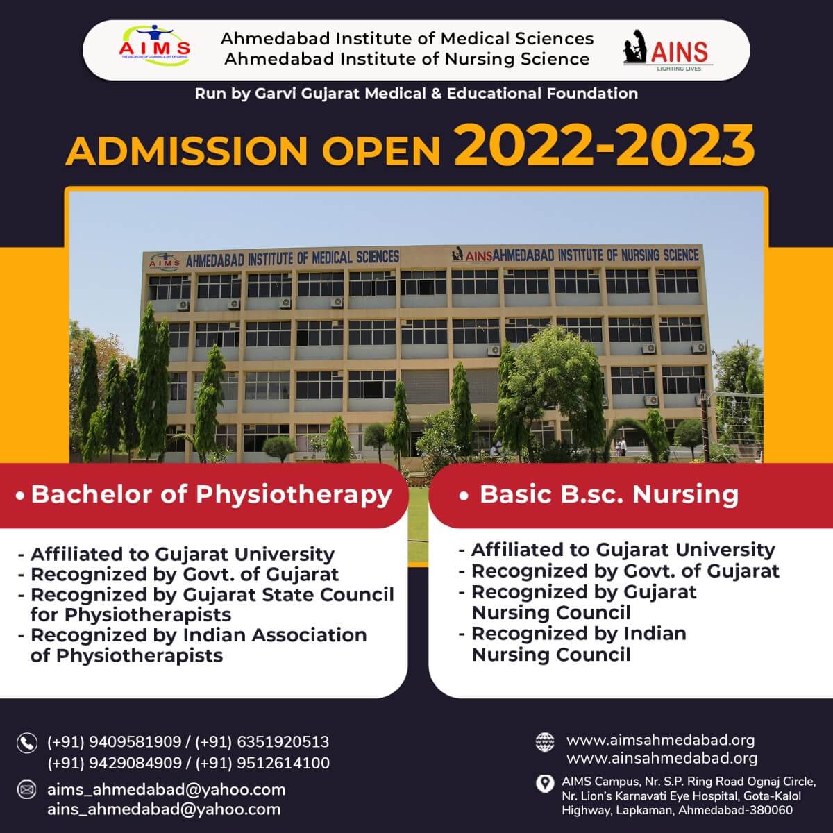 AIMS Ahmedabad Institute of Medical Sciences